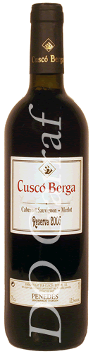 Sauvignon Merlot Reserva - Vins i Caves Cuscó Berga cusco berga cabernet sauvignon merlot reserva 2005