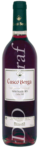 Merlot Selecció - Vins i Caves Cuscó Berga cusco berga merlot 2009